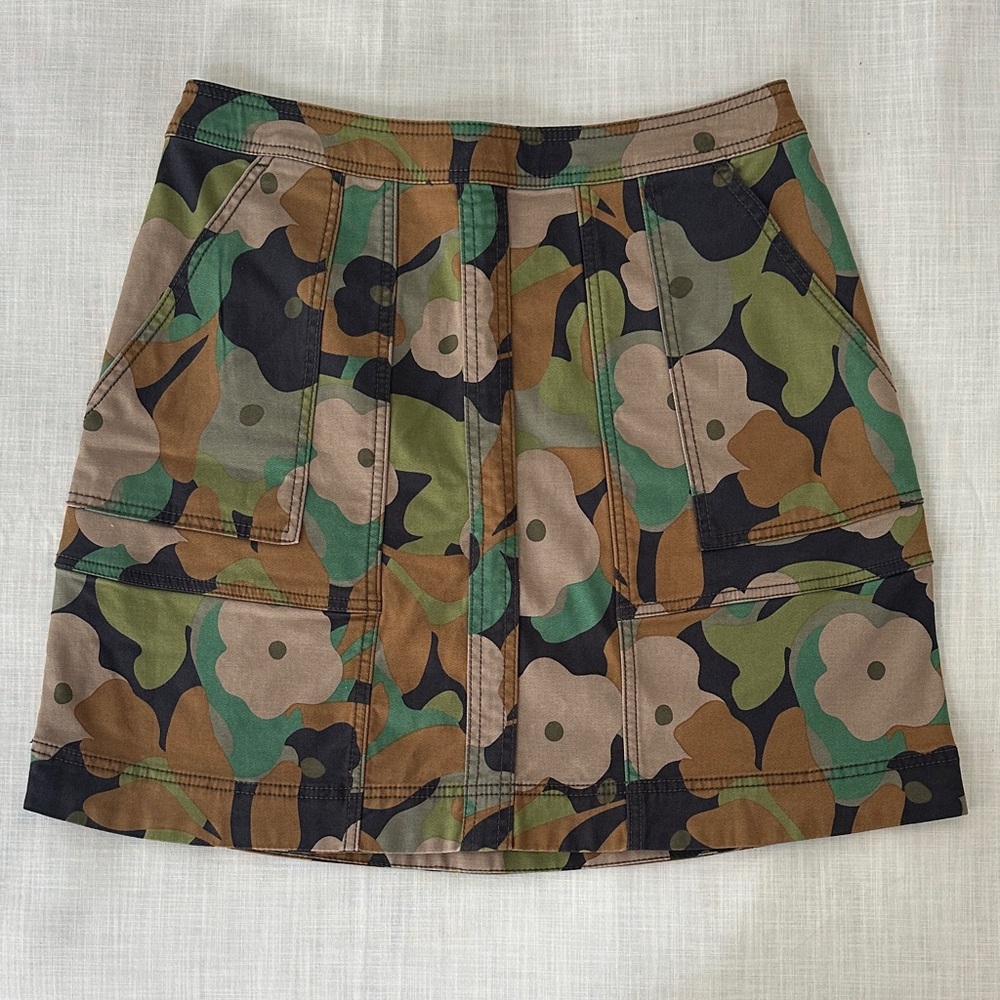 Cabi Floral Camouflage Women's Skirt